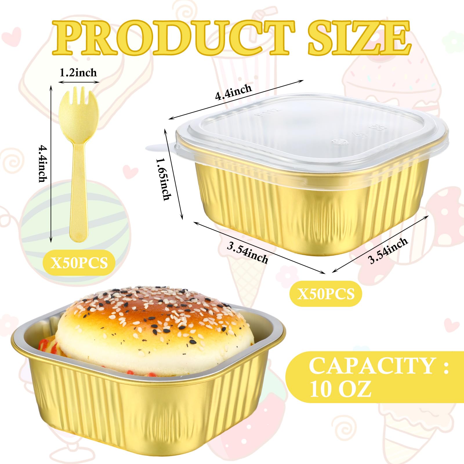 Aluminium foil tableware - 图片 3