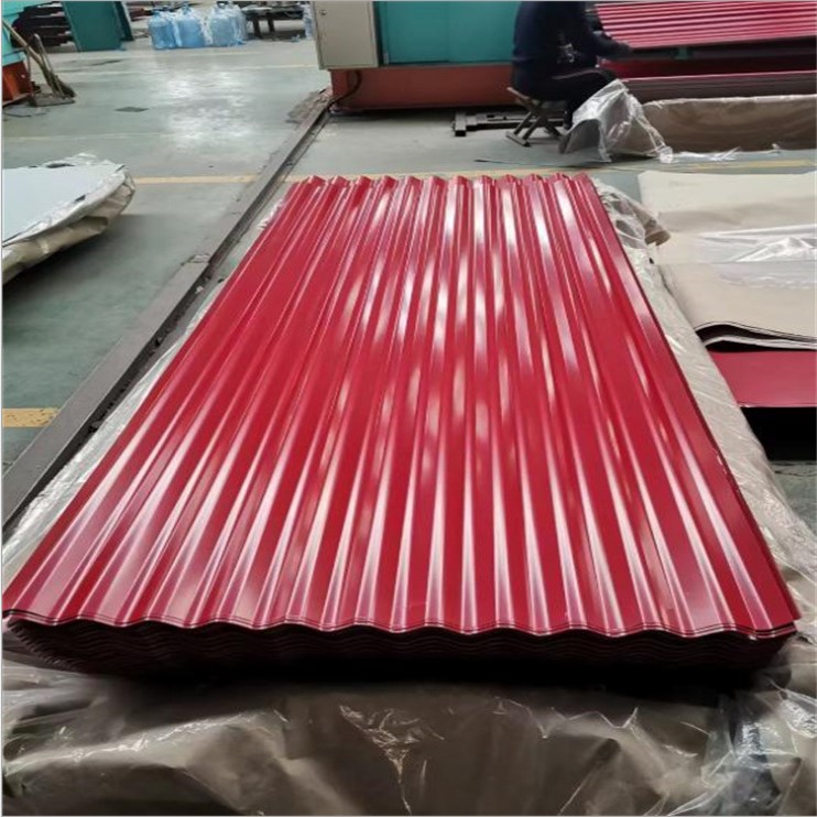 Coloured galvanized corrugated sheet