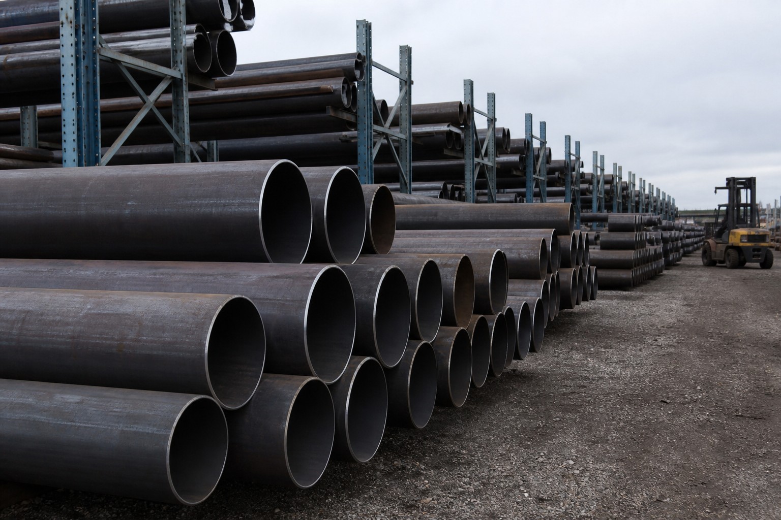 api 5l psl1 vs psl2 line pipe - carbon steel pipes stocked at a steel yard