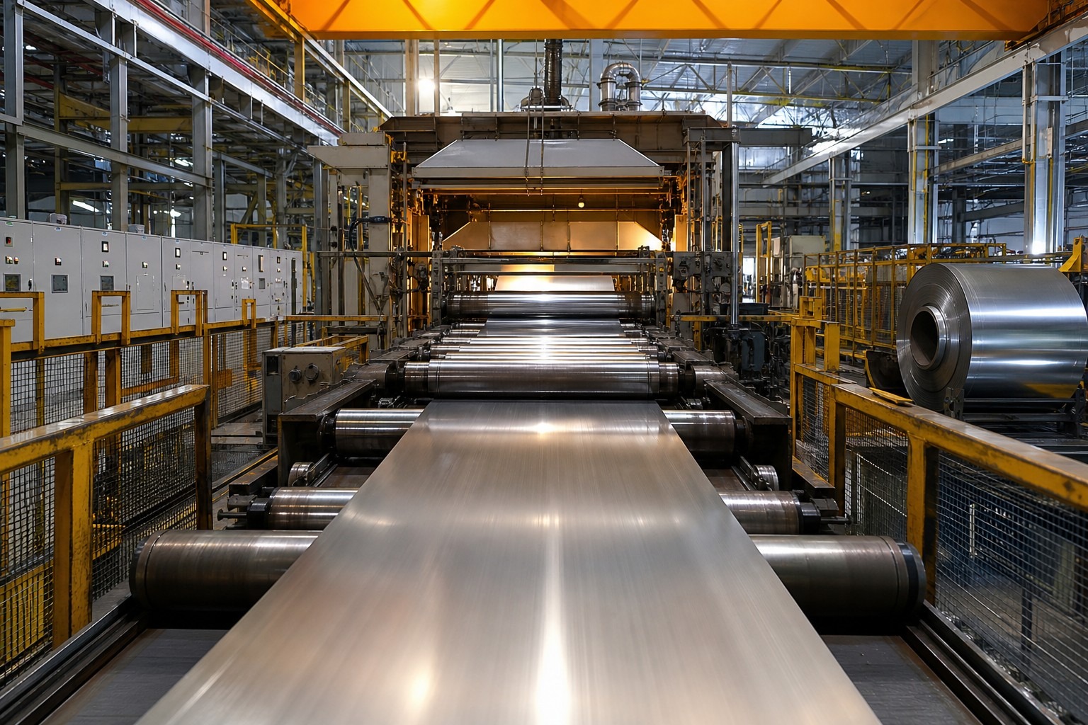 galvanized steel and galvalume coating production on continuous hot dip line