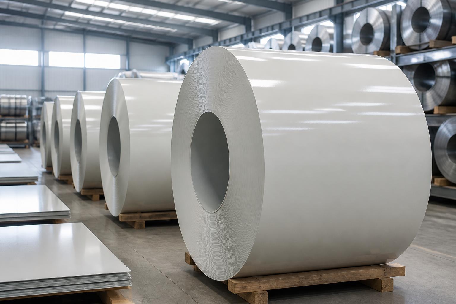 PPGI Color Coated Steel Coil 0.5mm RAL 9002