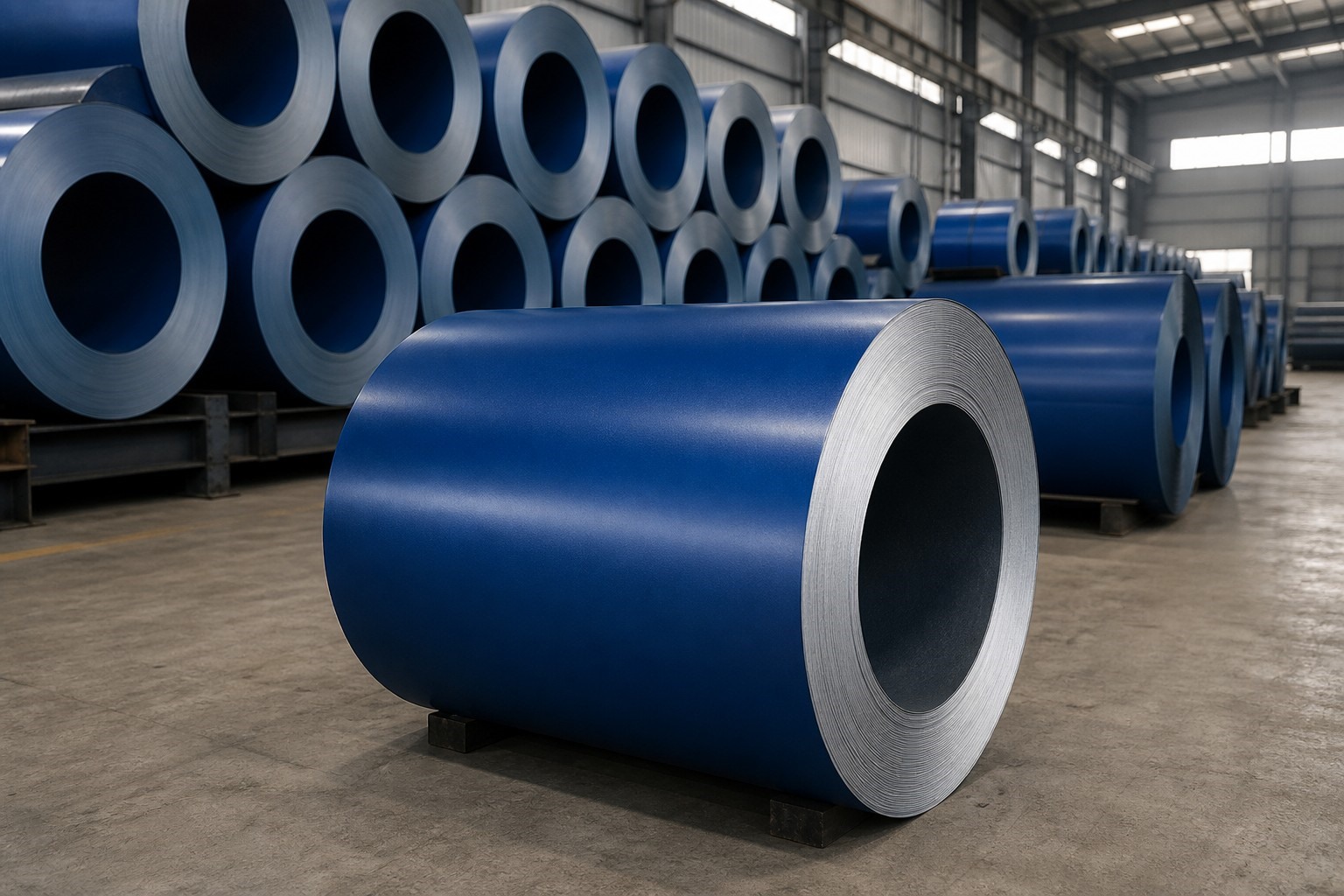 PPGL Color Coated Steel Coil 0.45mm RAL 5010