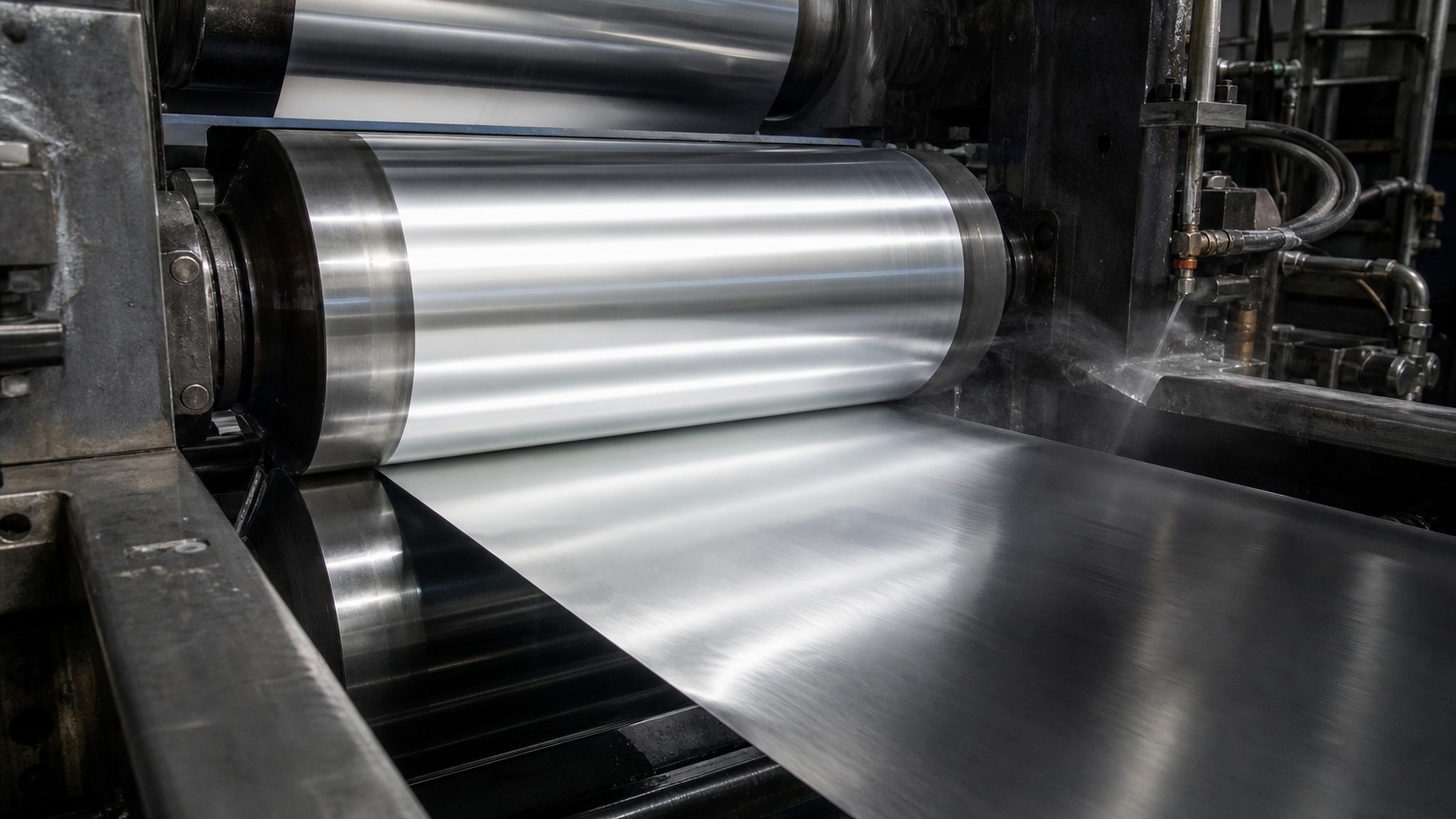 aluminum 8011 vs 1235 - foil rolling mill reducing aluminum strip down to thin gauge