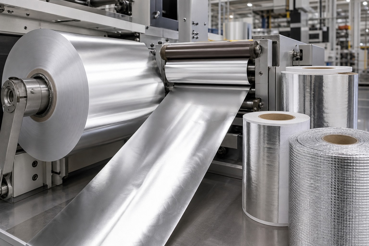 aluminum foil roll applications - aluminium foil rolls used for food packaging lamination and insulation facing