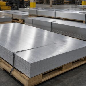 2 mm 6061-T6 aluminum plate stacked in warehouse