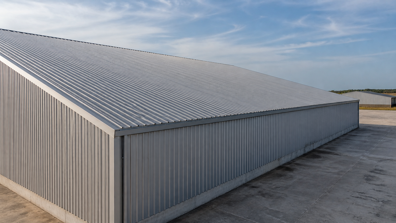 Z275 galvanized sheet - profiled galvanized sheet installed as roofing and wall cladding
