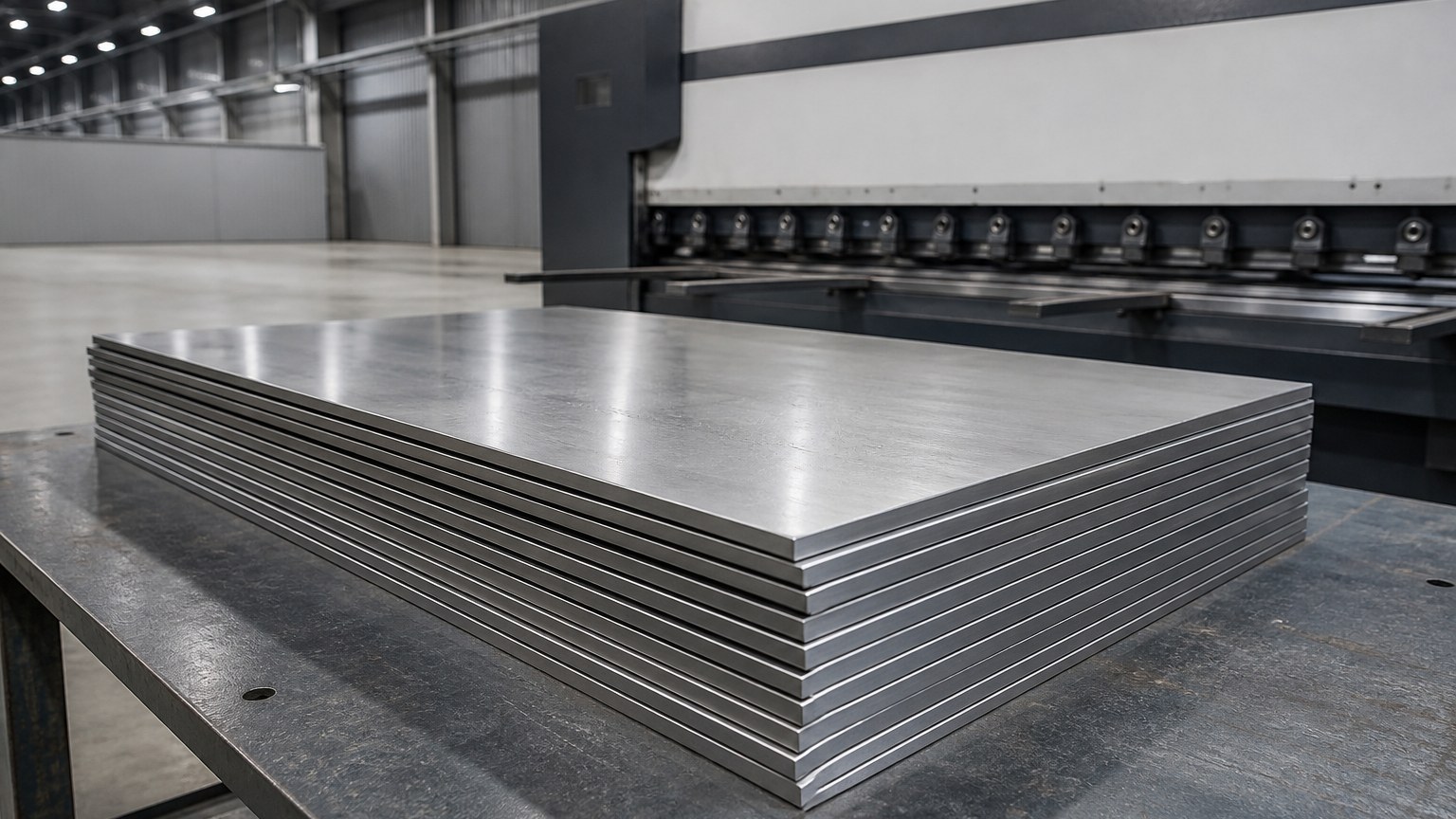 stainless steel hardness - cold worked stainless steel plate blanks after shearing on a production line