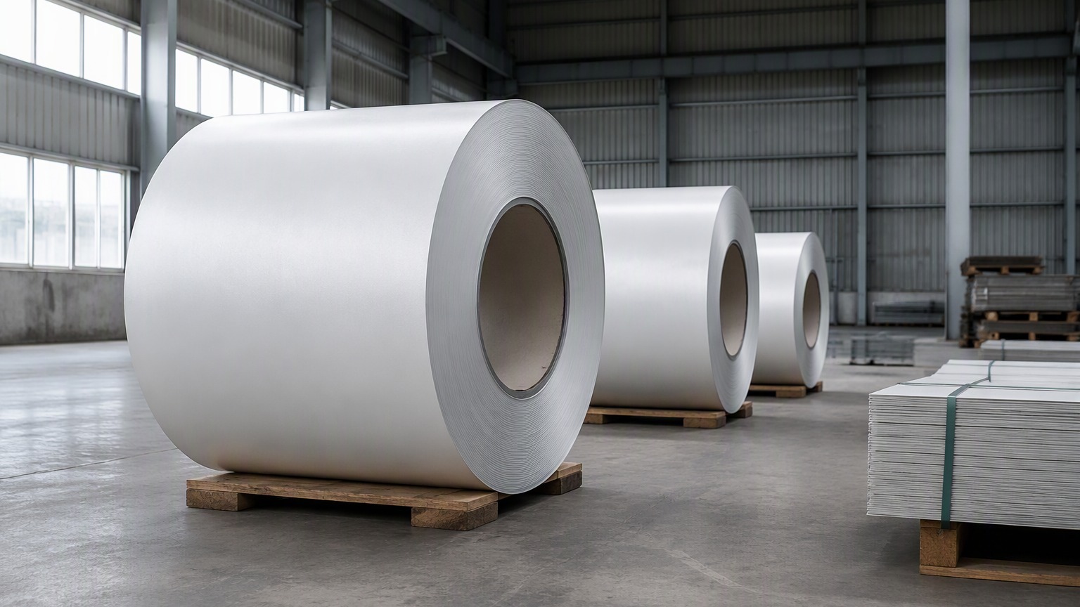 PPGL Color Coated Steel Coil 0.5mm RAL 9006